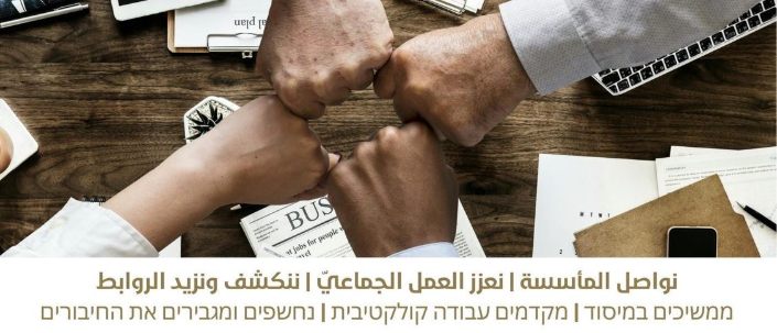ממשיכים במיסוד | מקדמים עבודה קולקטיבית | נחשפים ומגבירים את החיבורים